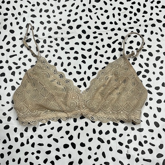Urban Outfitters Other - UO Out From Under Cream Lace Bralette